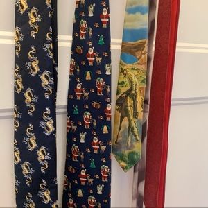 Vintage ties - assortment of 4